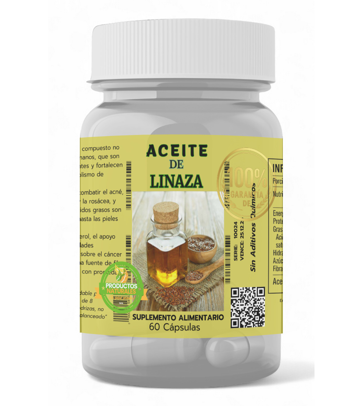 Aceite de Linaza - 60 Caps