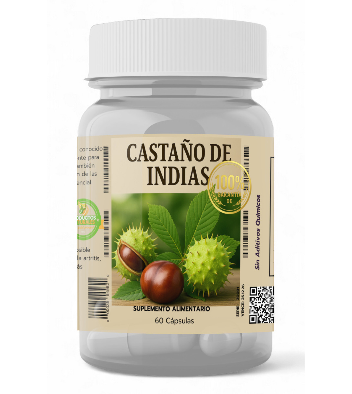 Castaño de Indias - 60 Caps
