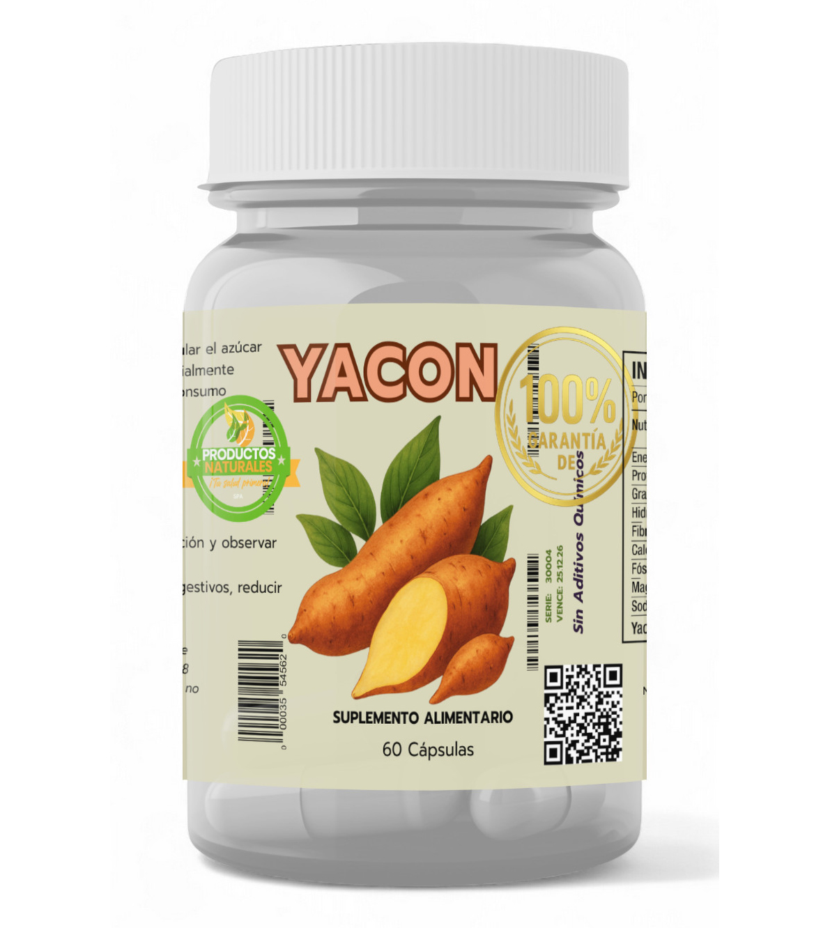 Yacón - 60 Caps