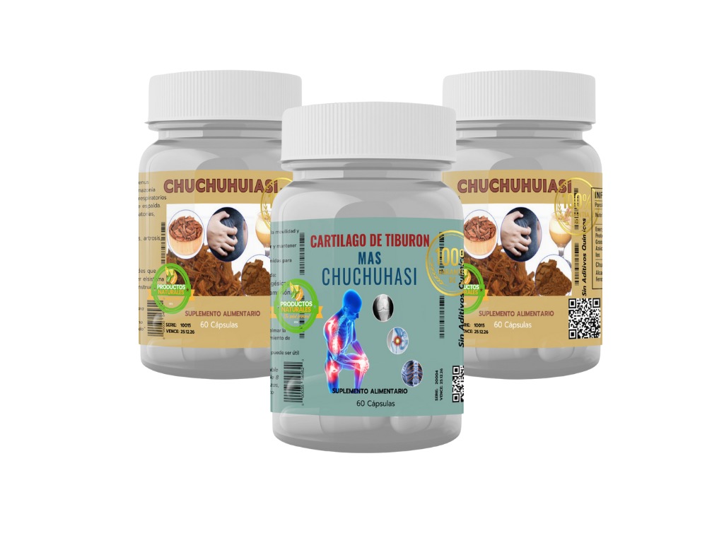 Pack de 2 Chuchuguasi + 1 Cartilago de Tiburón