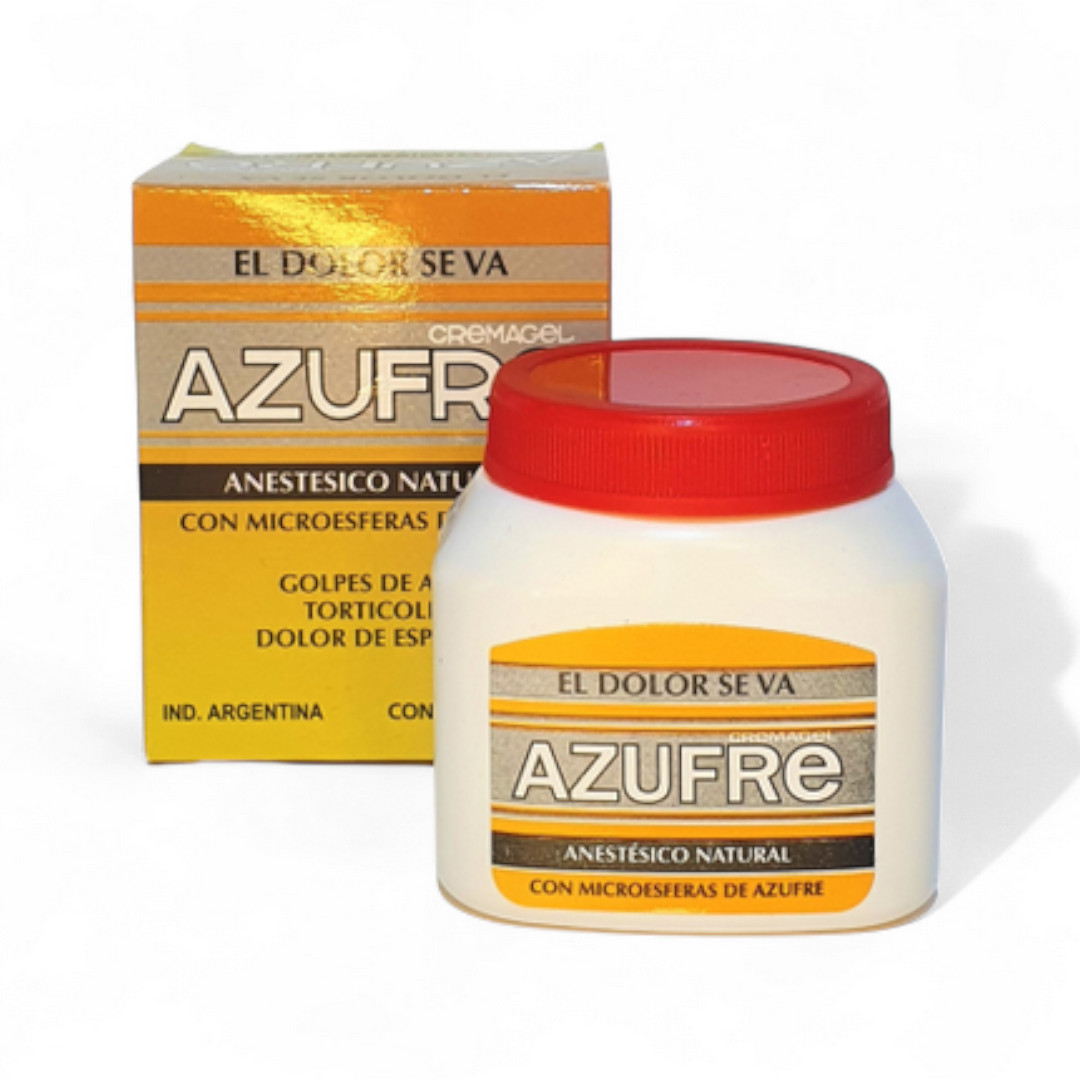 Gel Azufre Anestésico Natural
