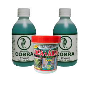 Pack 2 Alcohol Cobra + Pote