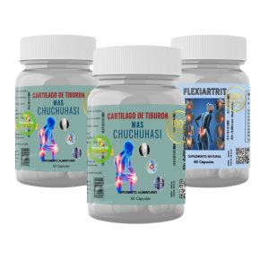 Pack de 2 Cartilago de Tiburón + Chuchuasi + Flexiartrit